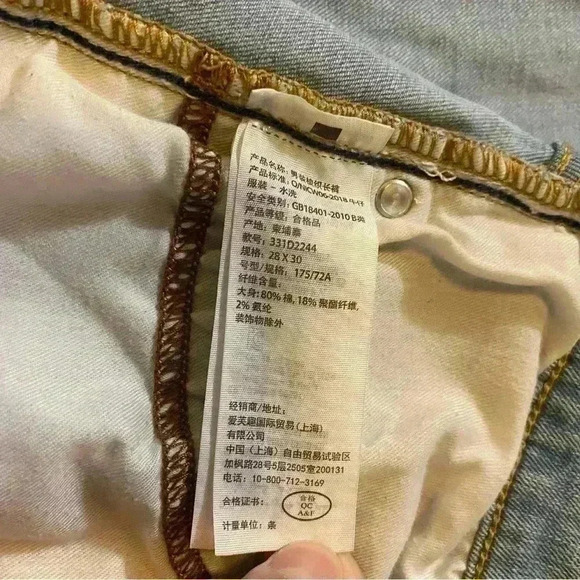 Hollister Jeans Pants Light Blue Super Skinny Advanced Stretch W28 L30 - Picture 14 of 16